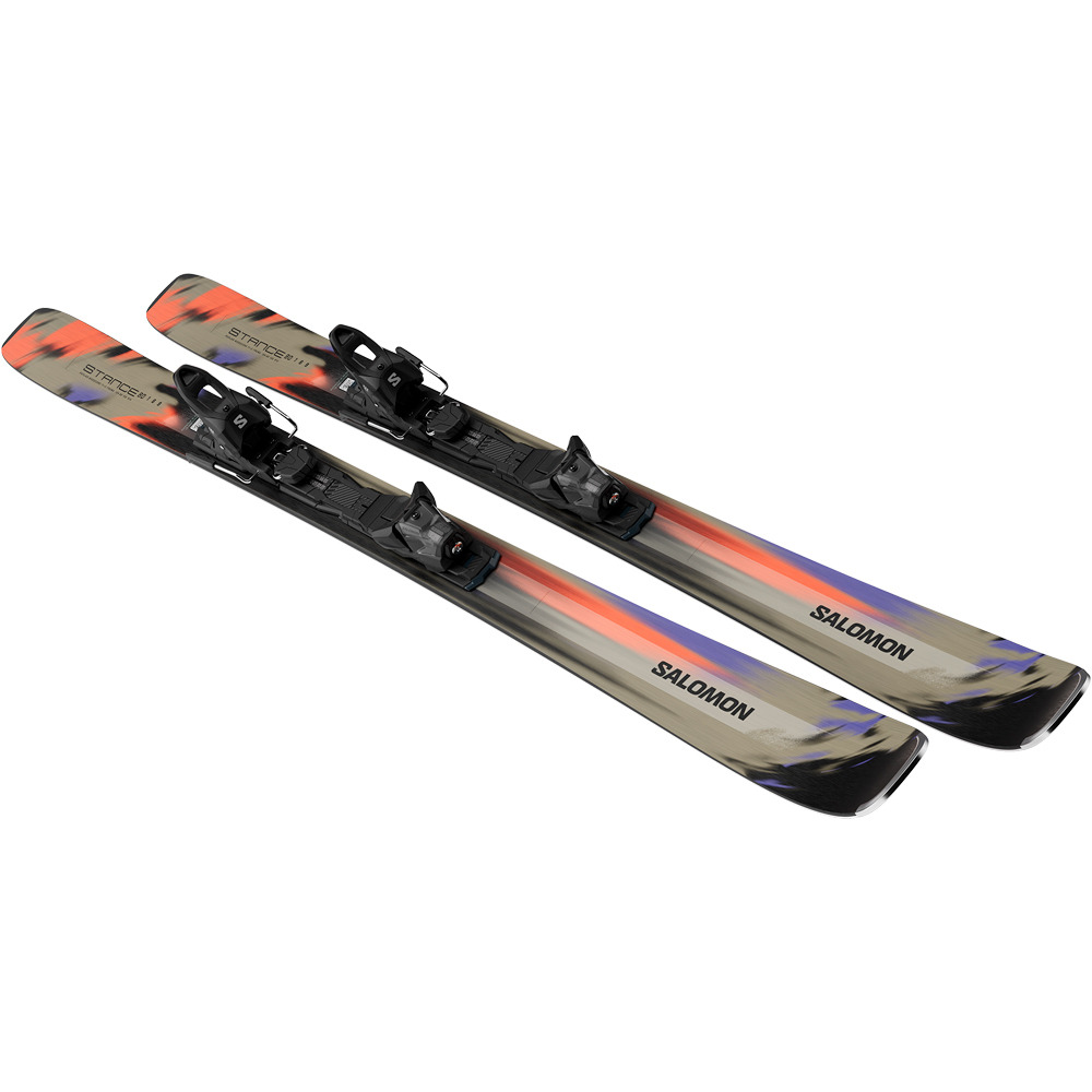 Salomon pack esquí y fijacion SKI SET E STANCE 80 + M10 GW L80 Kel 03