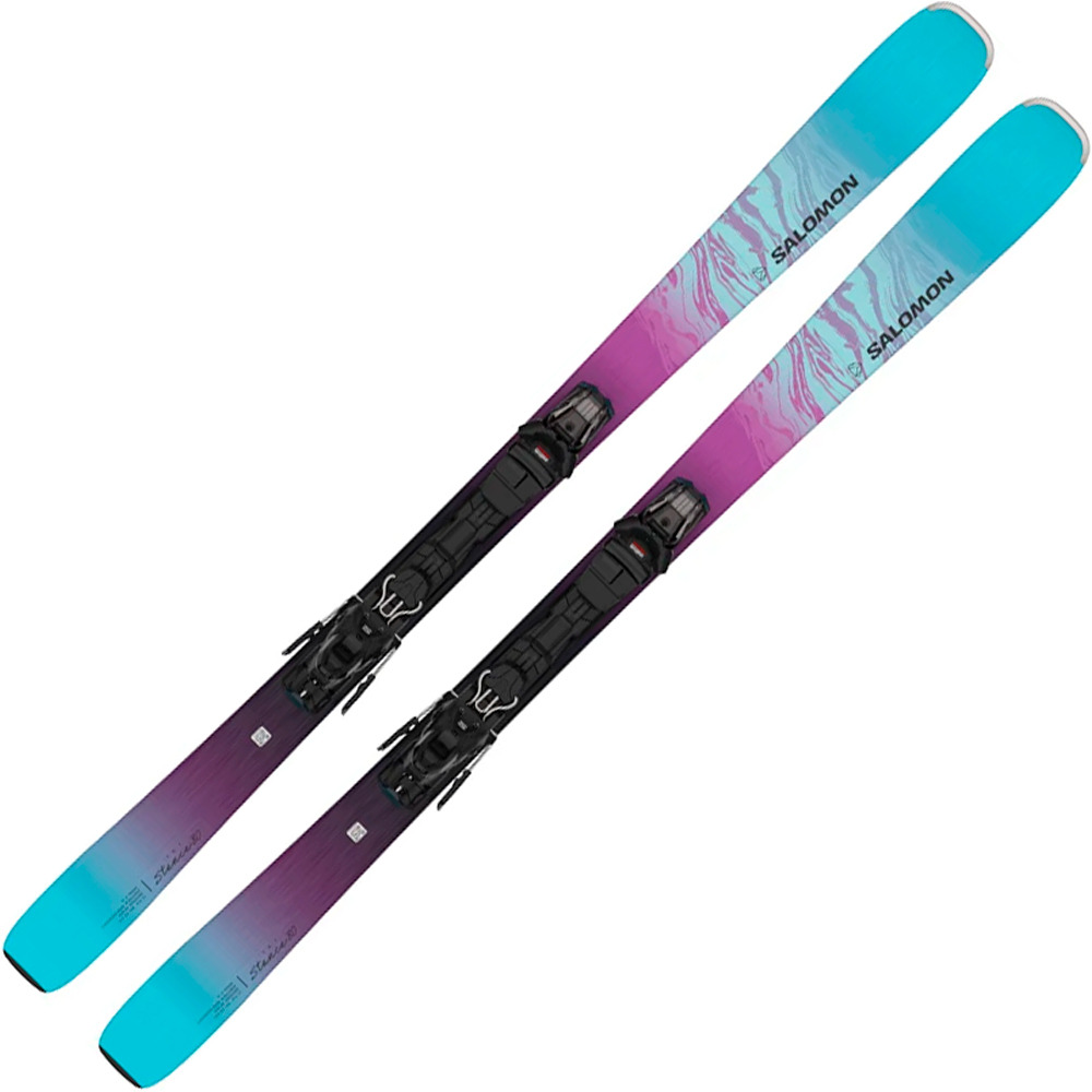 Salomon pack esquí y fijacion SKI SET E STANCE W 80 + M10 GW L80 B vista frontal