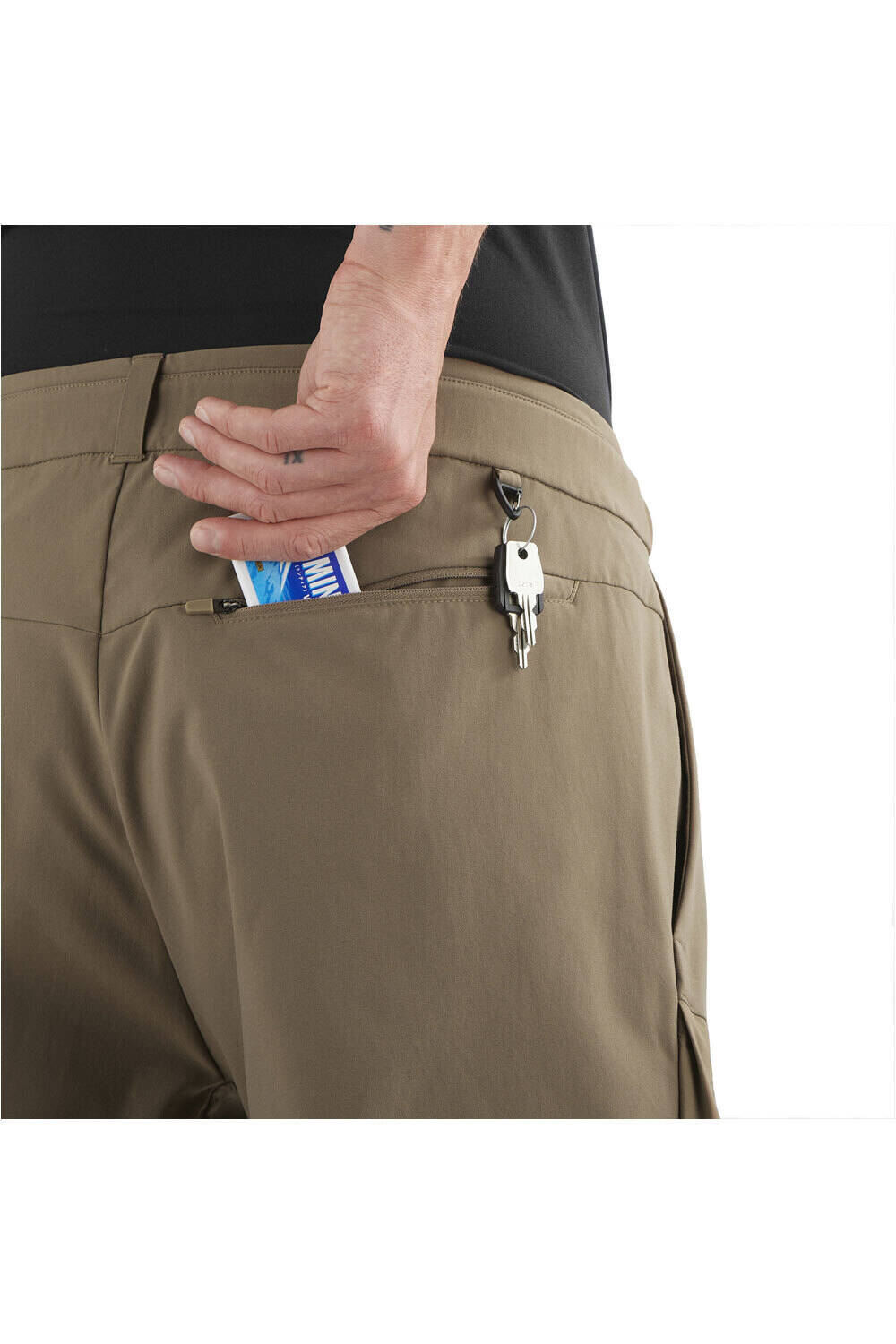 Salomon pantalón corto montaña hombre OUTERPATH UTILITY SHORT M 03