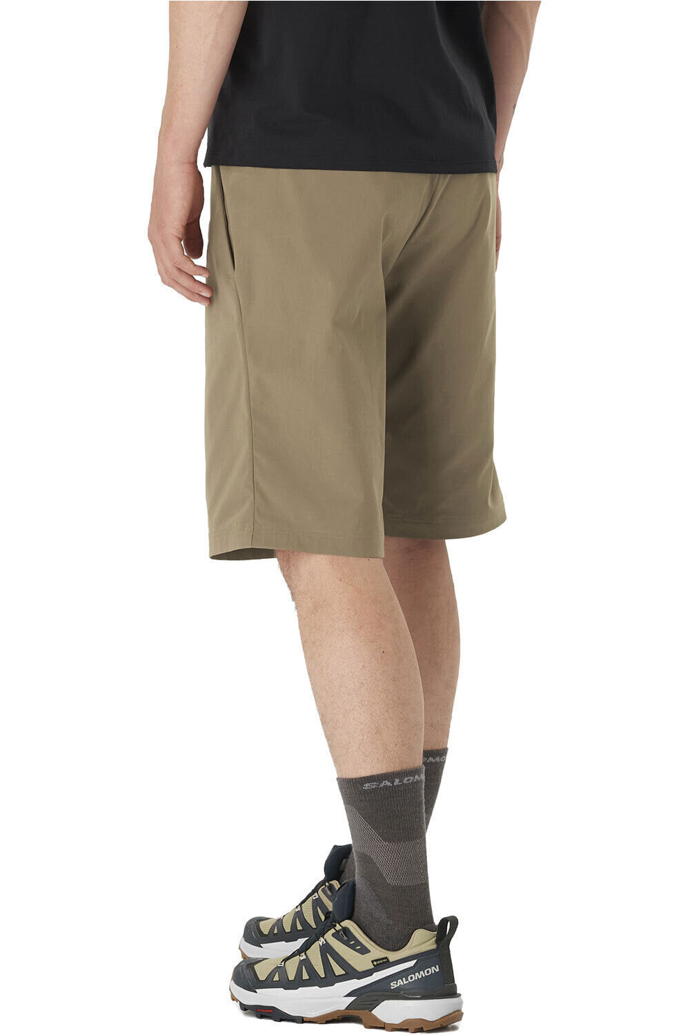 Salomon pantalón corto montaña hombre OUTERPATH UTILITY SHORT M vista trasera