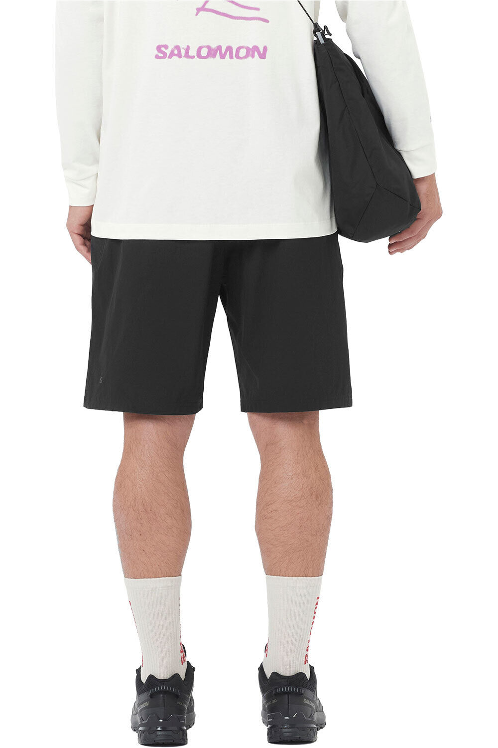 Salomon pantalón corto montaña hombre WAYFARER EASE 2.0 SHRT M vista trasera