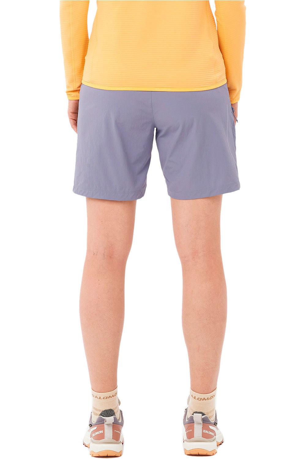 Salomon pantalón corto montaña mujer WAYFARER SHORTS W vista trasera