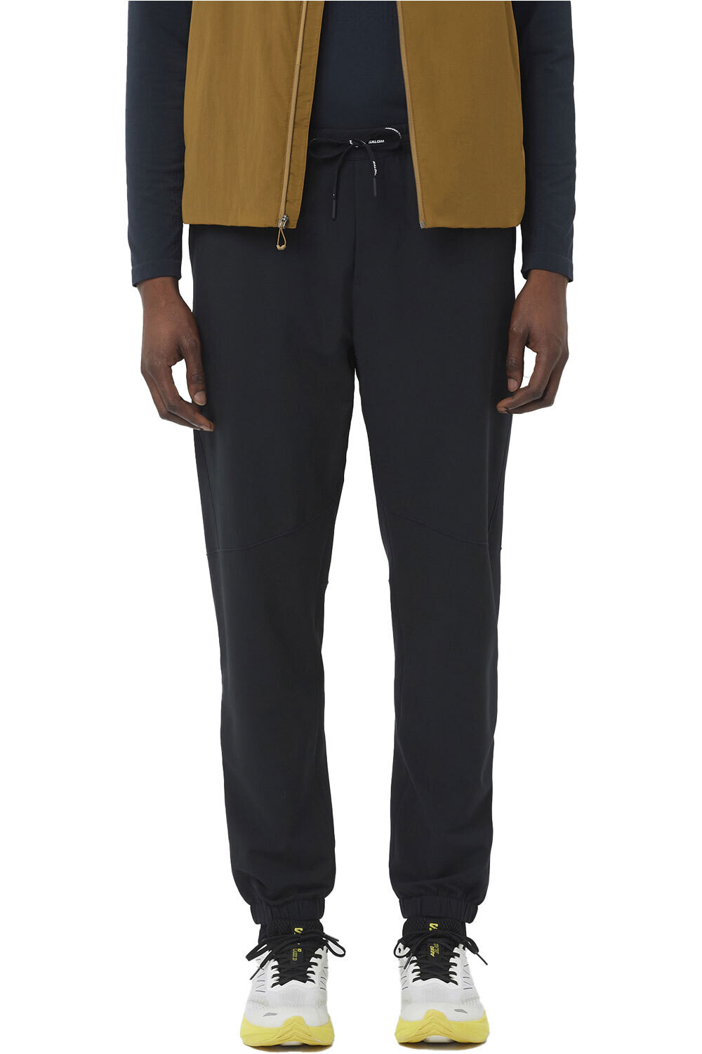 Salomon pantalón impermeable trail running hombre SHKout HEXAFLOW PANTS M vista frontal