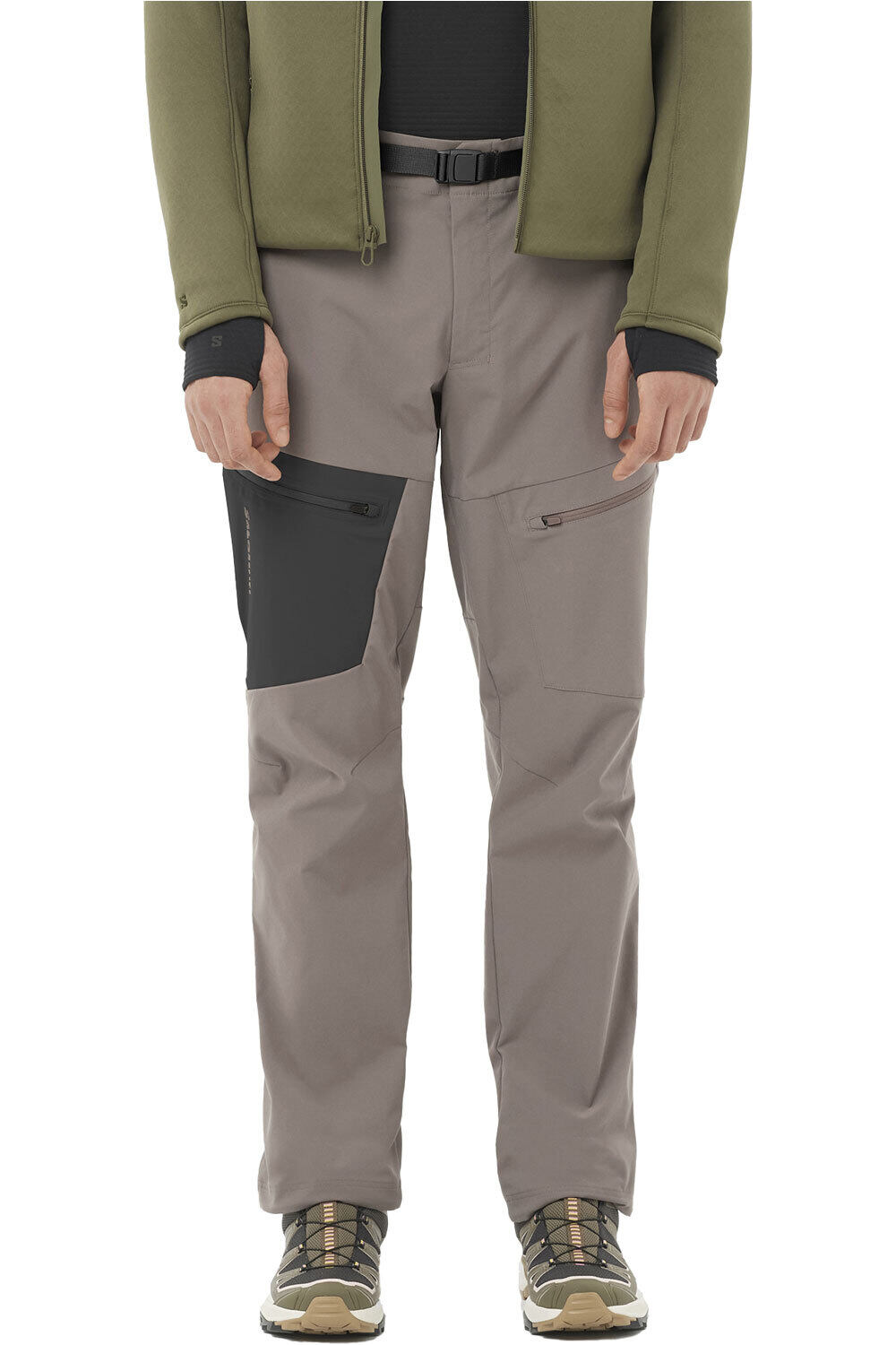 Salomon pantalón montaña hombre OUTERPATH UTILITY PANTS M vista frontal