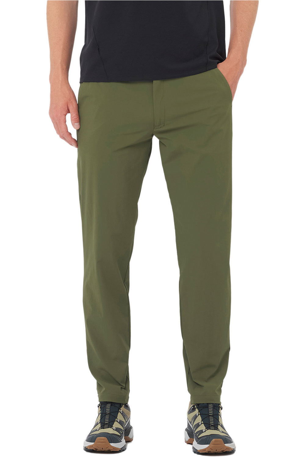 Salomon pantalón montaña hombre WAYFARER EVERYDAY PANTS M vista frontal