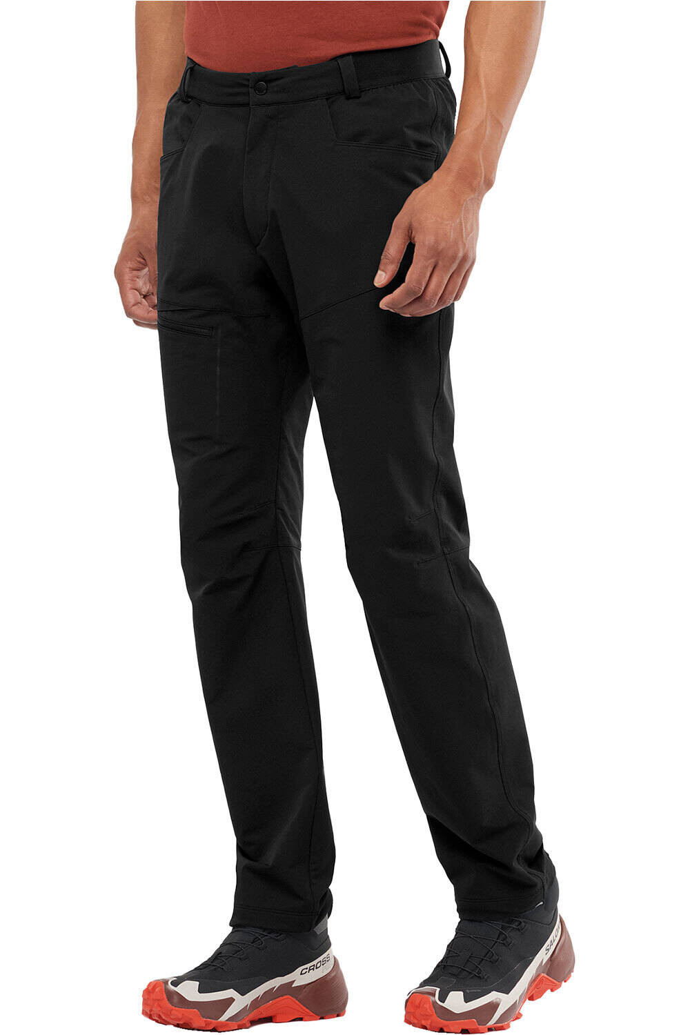 Salomon pantalón montaña hombre WAYFARER WARM PANTS M vista frontal