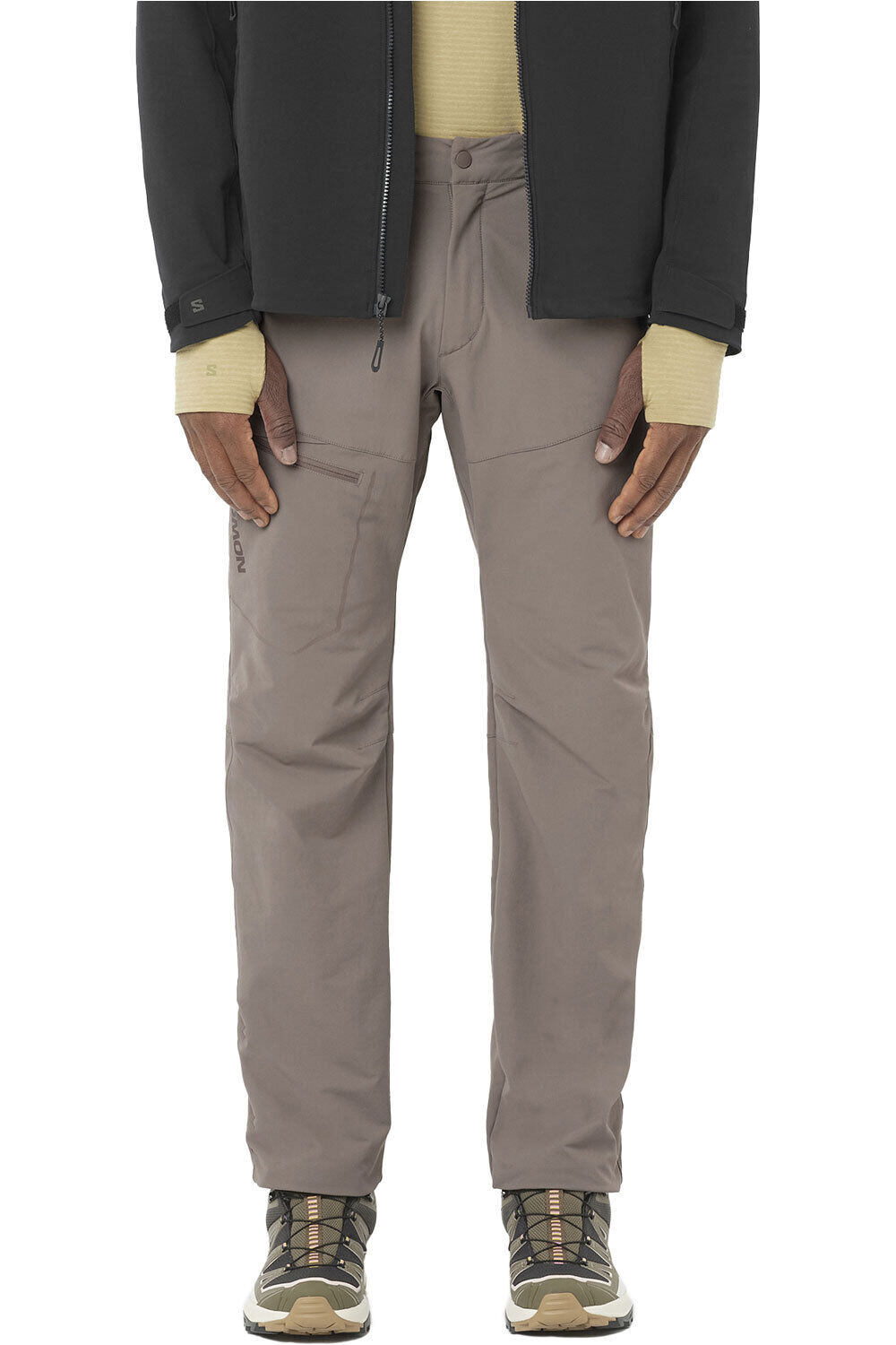 Salomon pantalón montaña hombre WAYFARER WARM PANTS M vista frontal