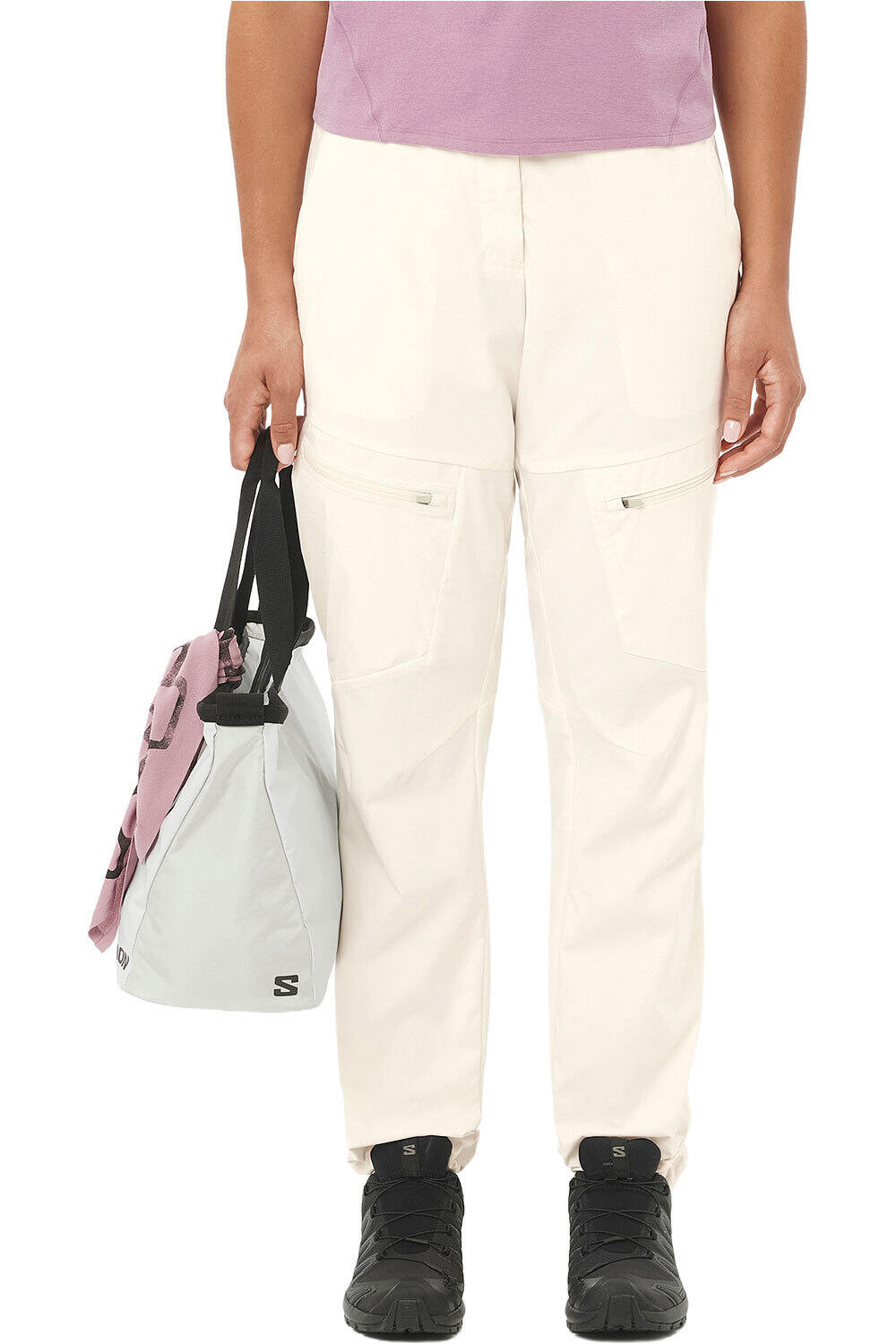 Salomon pantalón montaña mujer OUTERPATH UTILITY PANTS W vista frontal