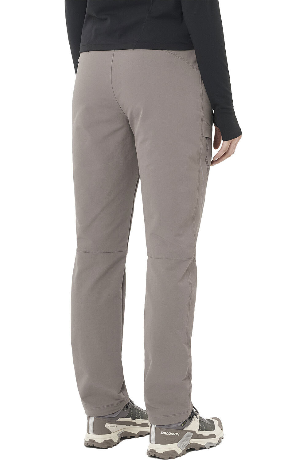 Salomon pantalón montaña mujer WAYFARER WARM PANTS W vista trasera