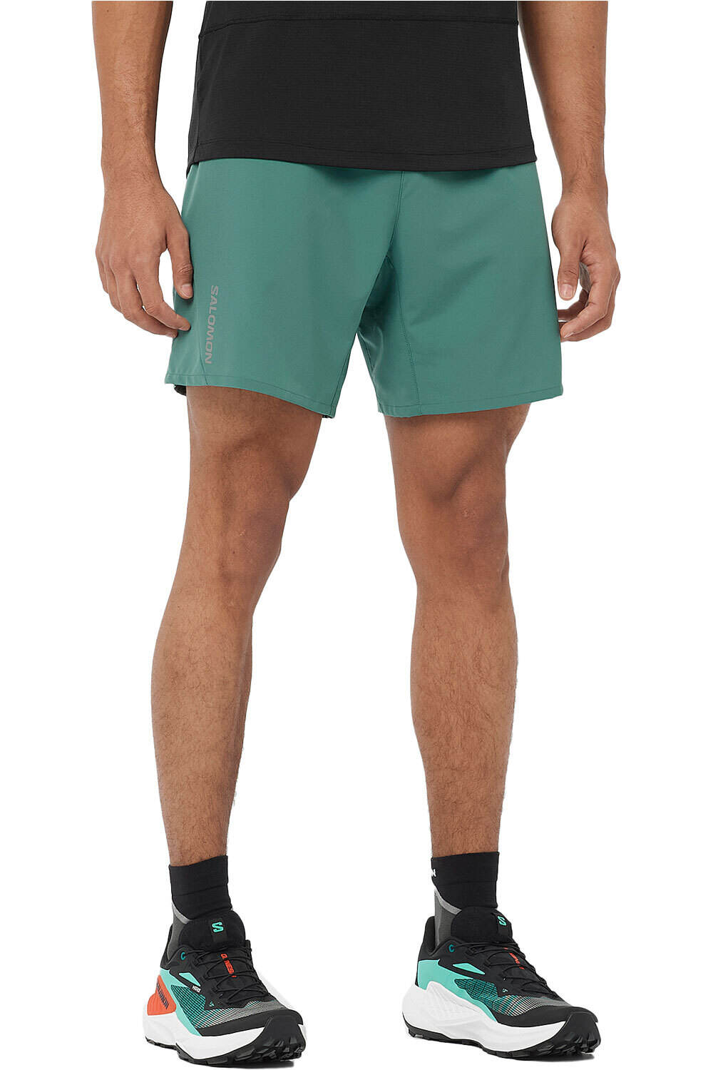 Salomon pantalón running hombre CROSS 7'' SHORTS NO LIN M vista frontal