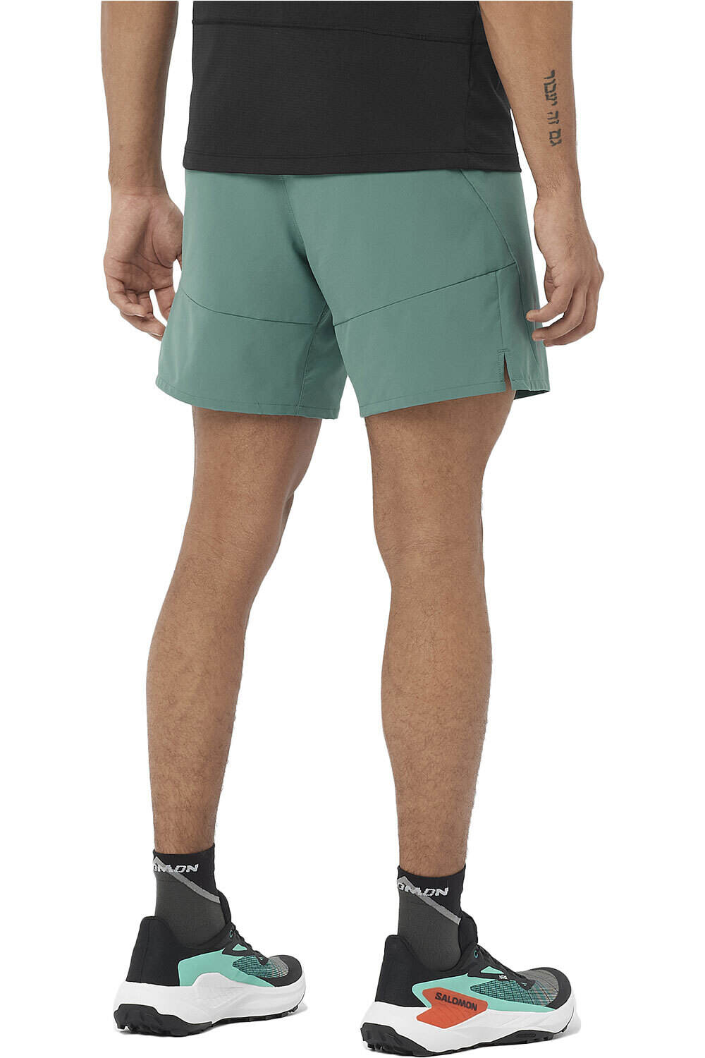 Salomon pantalón running hombre CROSS 7'' SHORTS NO LIN M vista trasera