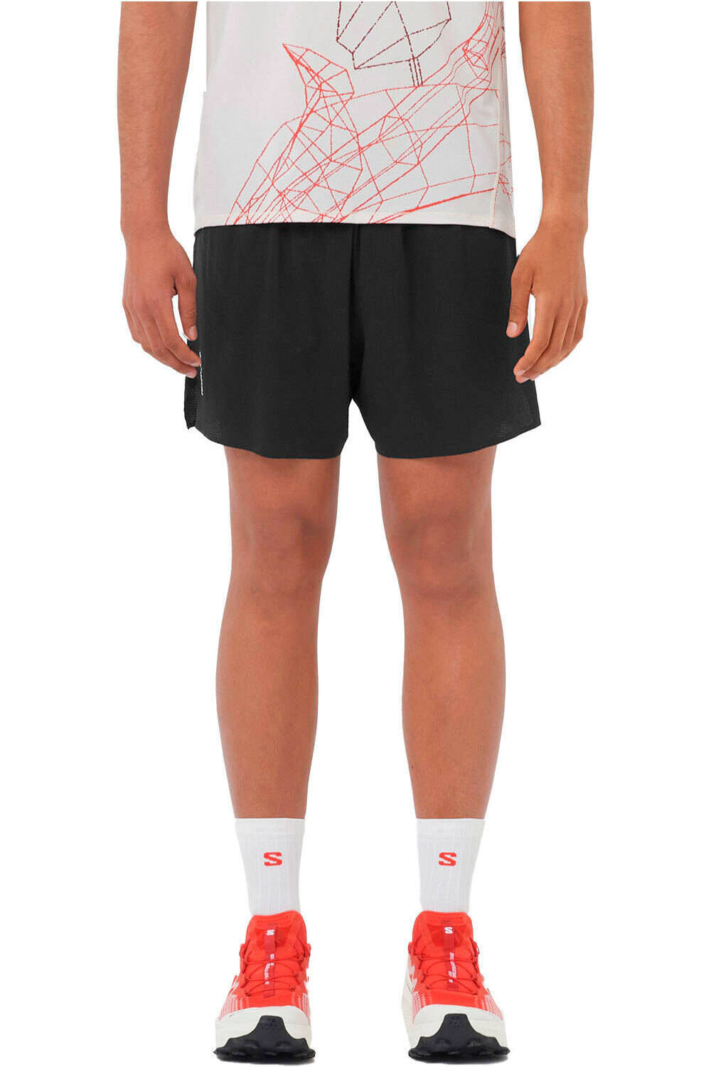 Salomon pantalón running hombre SENSE AERO STOW 5 SHTS M vista frontal