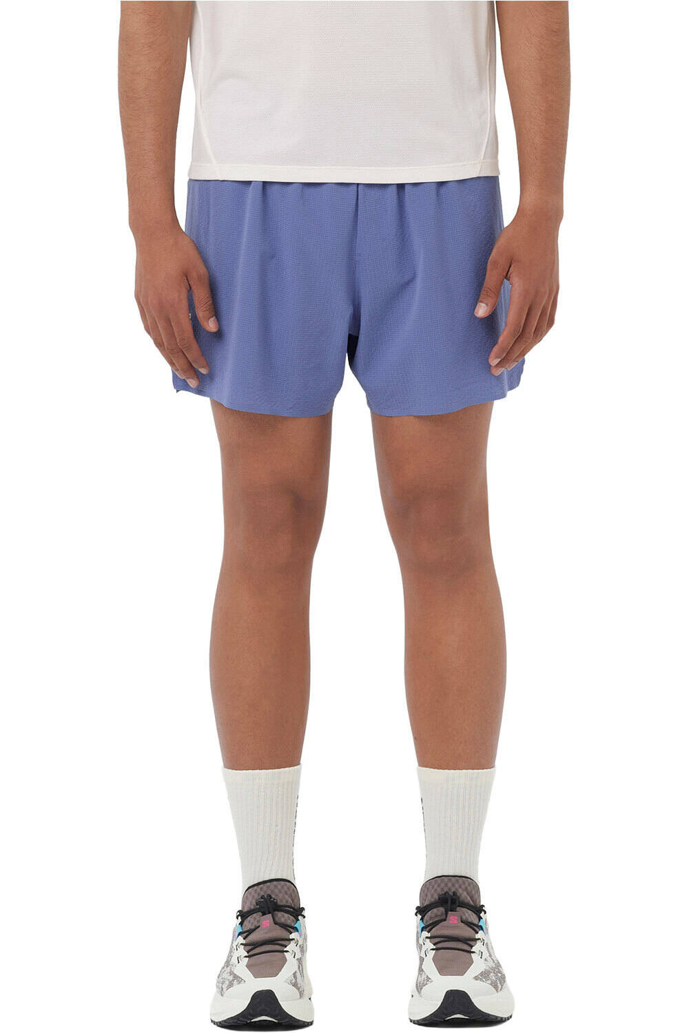 Salomon pantalón running hombre SENSE AERO STOW 5 SHTS M vista frontal