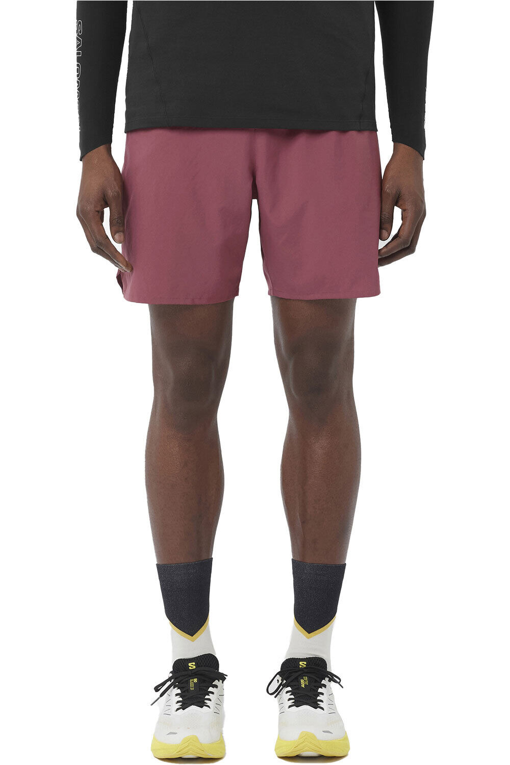 Salomon pantalón running hombre SHKout C 7 SHTS NO L M vista frontal