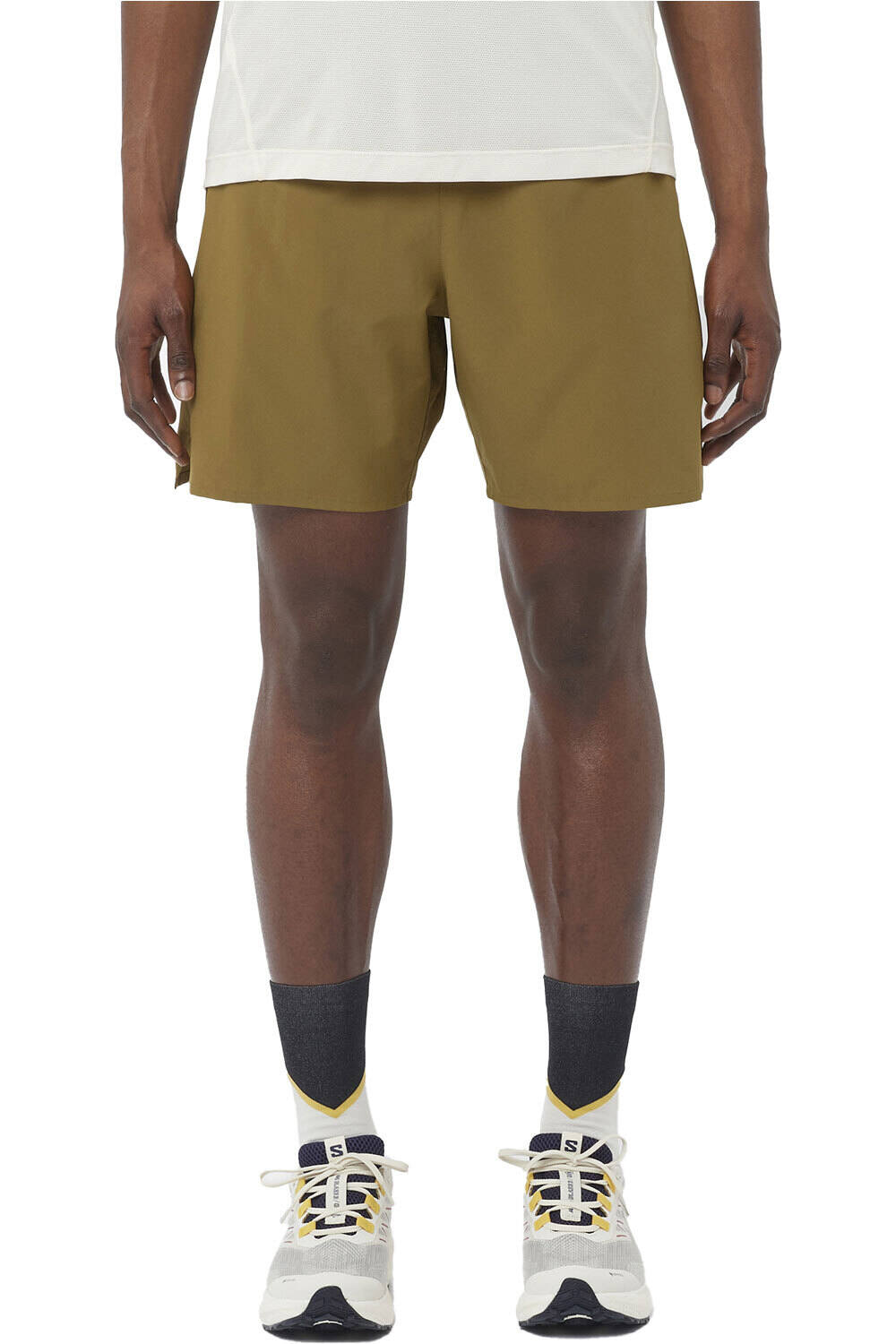 Salomon pantalón running hombre SHKout C 7 SHTS NO L M vista frontal