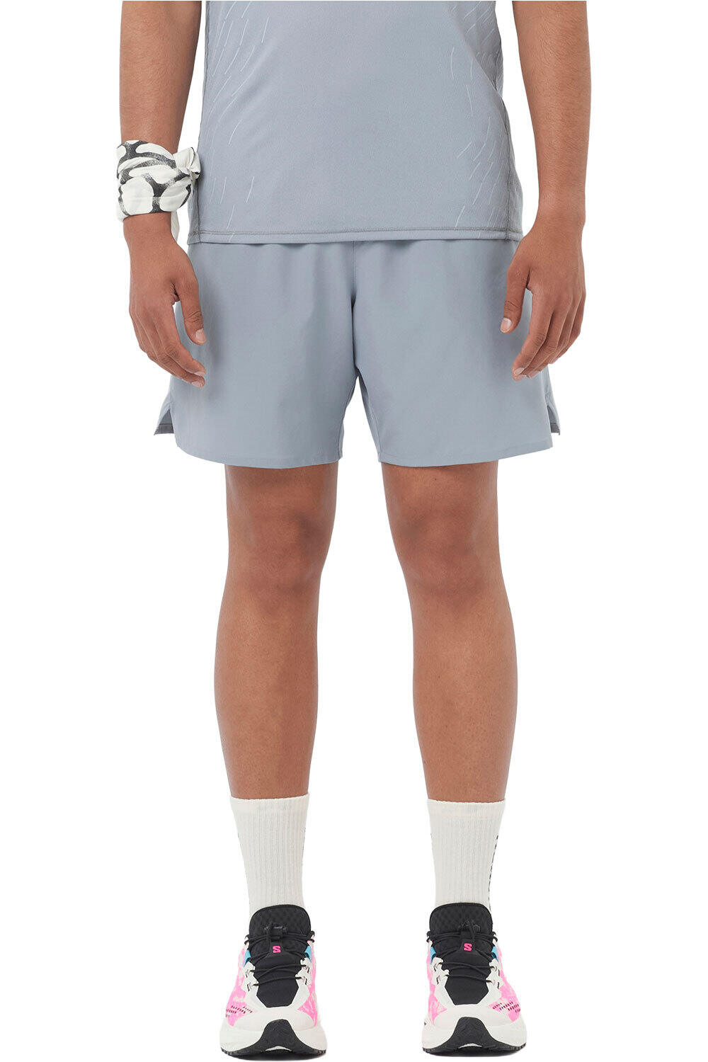 Salomon pantalón running hombre SHKout C 7'' SHTS NO L M vista frontal