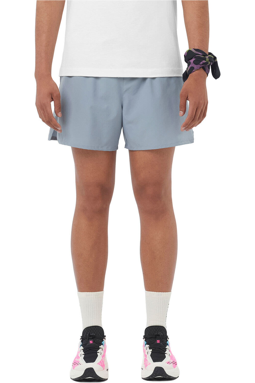 Salomon pantalón running hombre SHKout CORE SHORTS  5 M vista frontal