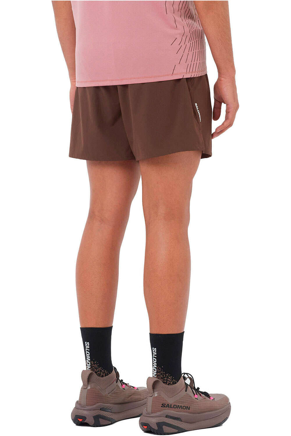 Salomon pantalón running hombre SHKout CORE SHORTS  5 M vista trasera