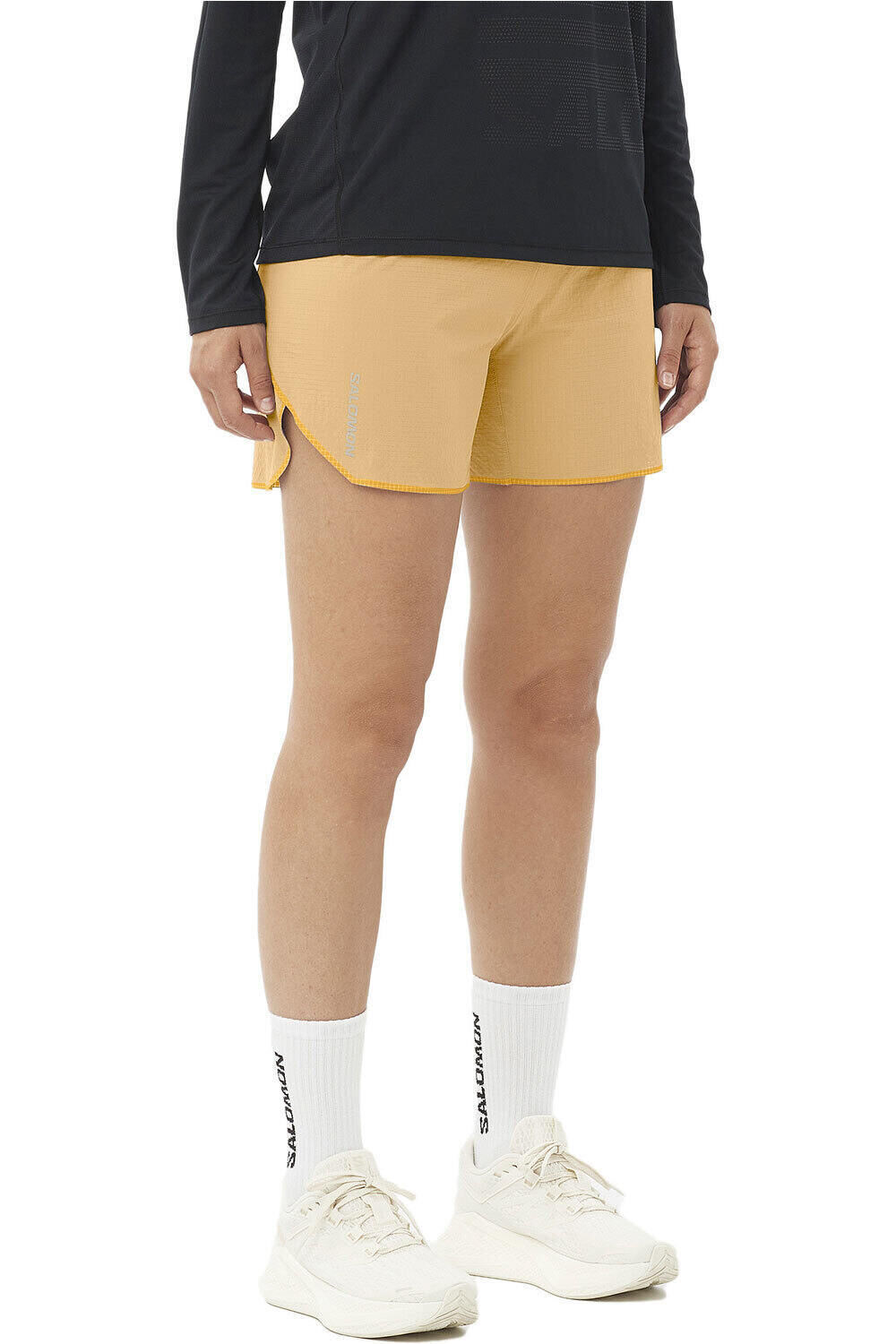 Salomon pantalón running mujer SENSE AERO 5 SHORTS W vista frontal