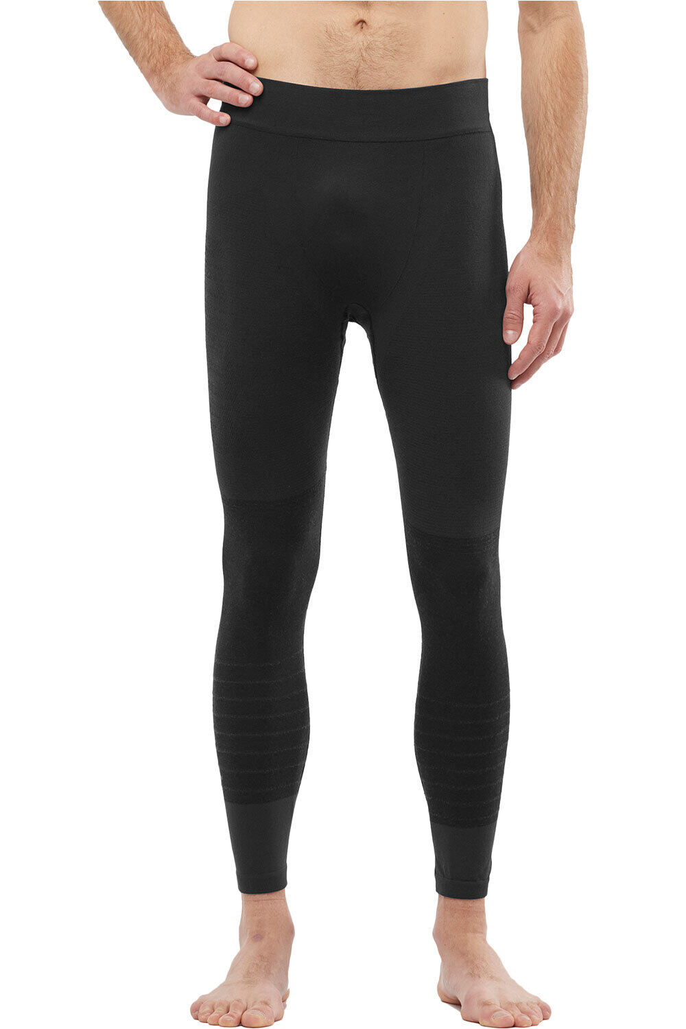 Salomon pantalón térmico ESSENTIAL WOOL SEAMLESS M vista frontal