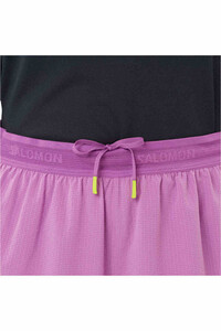 Salomon pantalones cortos trail running mujer SENSE AERO SPLT 3 SHTS W 03