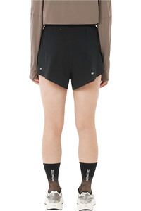 Salomon pantalones cortos trail running mujer SENSE AERO SPLT 3 SHTS W vista trasera