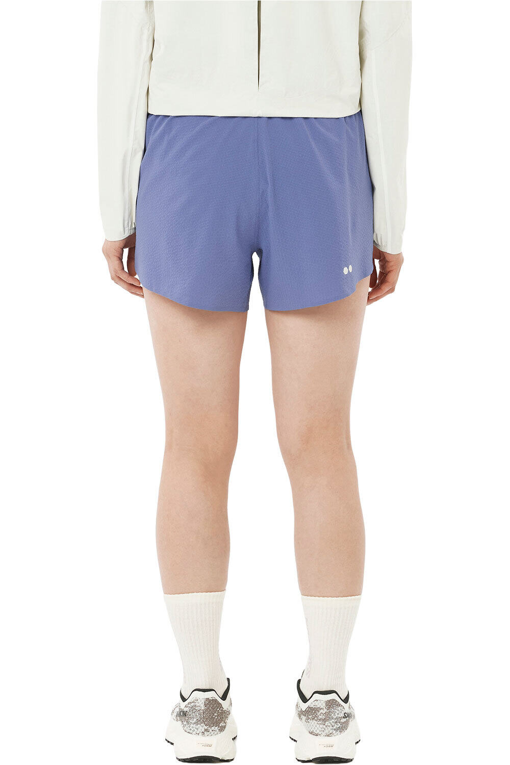 Salomon pantalones cortos trail running mujer SENSE AERO STOW 4 SHTS W vista trasera