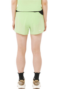 Salomon pantalones cortos trail running mujer SENSE AERO STOW 4 SHTS W vista trasera