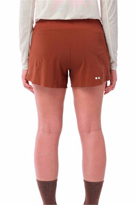 Salomon pantalones cortos trail running mujer SENSE AERO STOW 4 W vista trasera