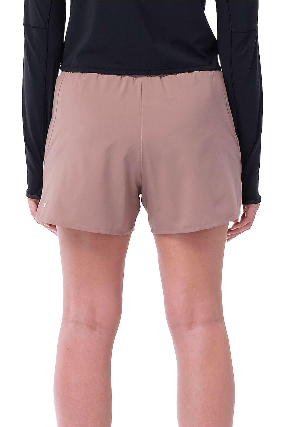 Salomon pantalones cortos trail running mujer SHKout C 2IN1 SHTS 4 W vista trasera