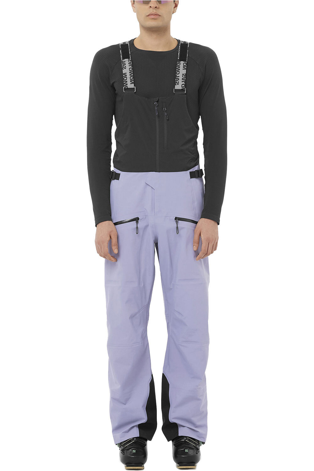 Salomon pantalones esquí hombre ABSOLUTE 3L BIB M vista frontal