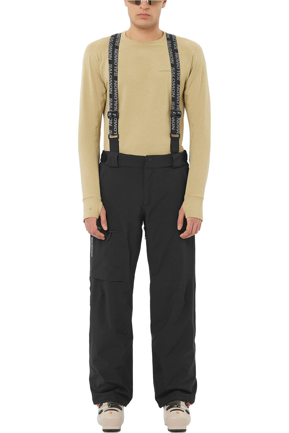 Salomon pantalones esquí hombre BRILLIANT PANT M vista frontal