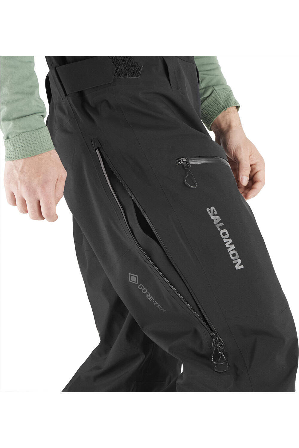 Salomon pantalones esquí hombre MOON PATROL GTX BIB M vista detalle