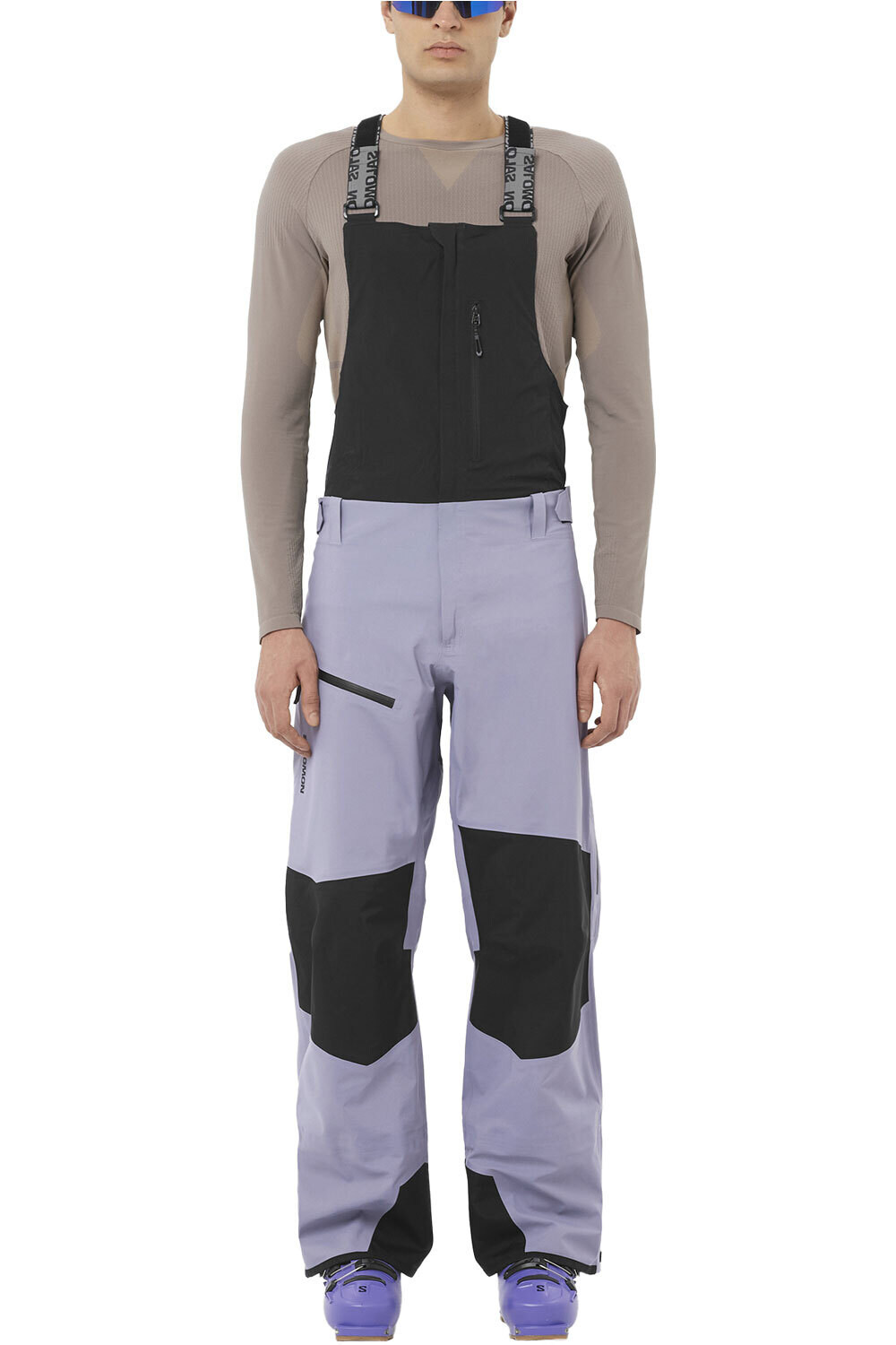 Salomon pantalones esquí hombre MOON PATROL GTX BIB M vista frontal