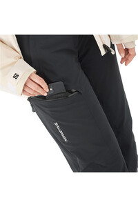 Salomon pantalones esquí mujer BRILLIANT PANT W Deep Black 03