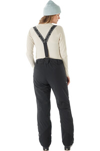 Salomon pantalones esquí mujer BRILLIANT PANT W Deep Black vista trasera