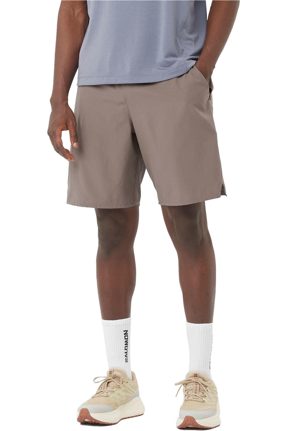 Salomon pantaloneta técnica hombre SHKout C SHTS 9 NO L M vista frontal