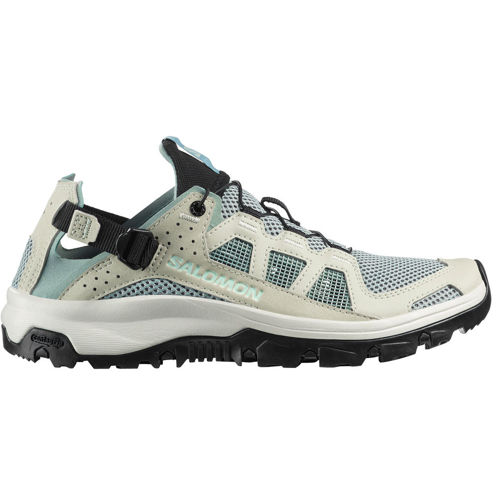 Salomon sandalias trekking mujer TECHAMPHIBIAN 5 W lateral exterior