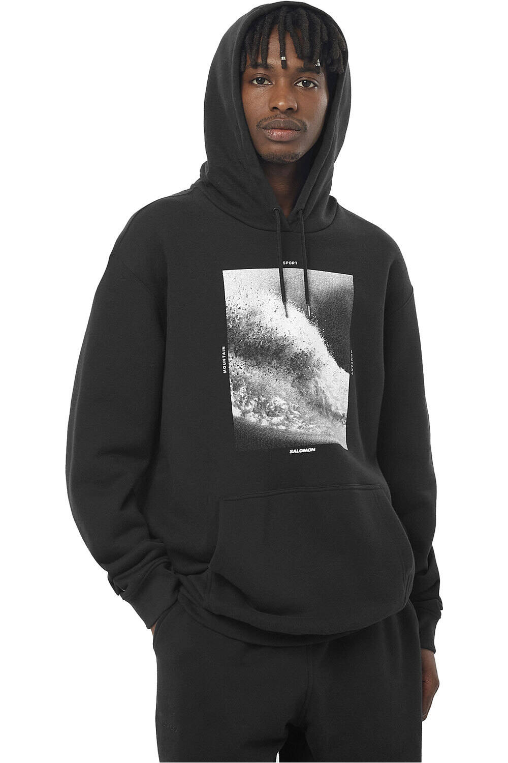 Salomon Sudaderas Montaña Hombre ALL THAT RIDEZ HOODIE M vista frontal