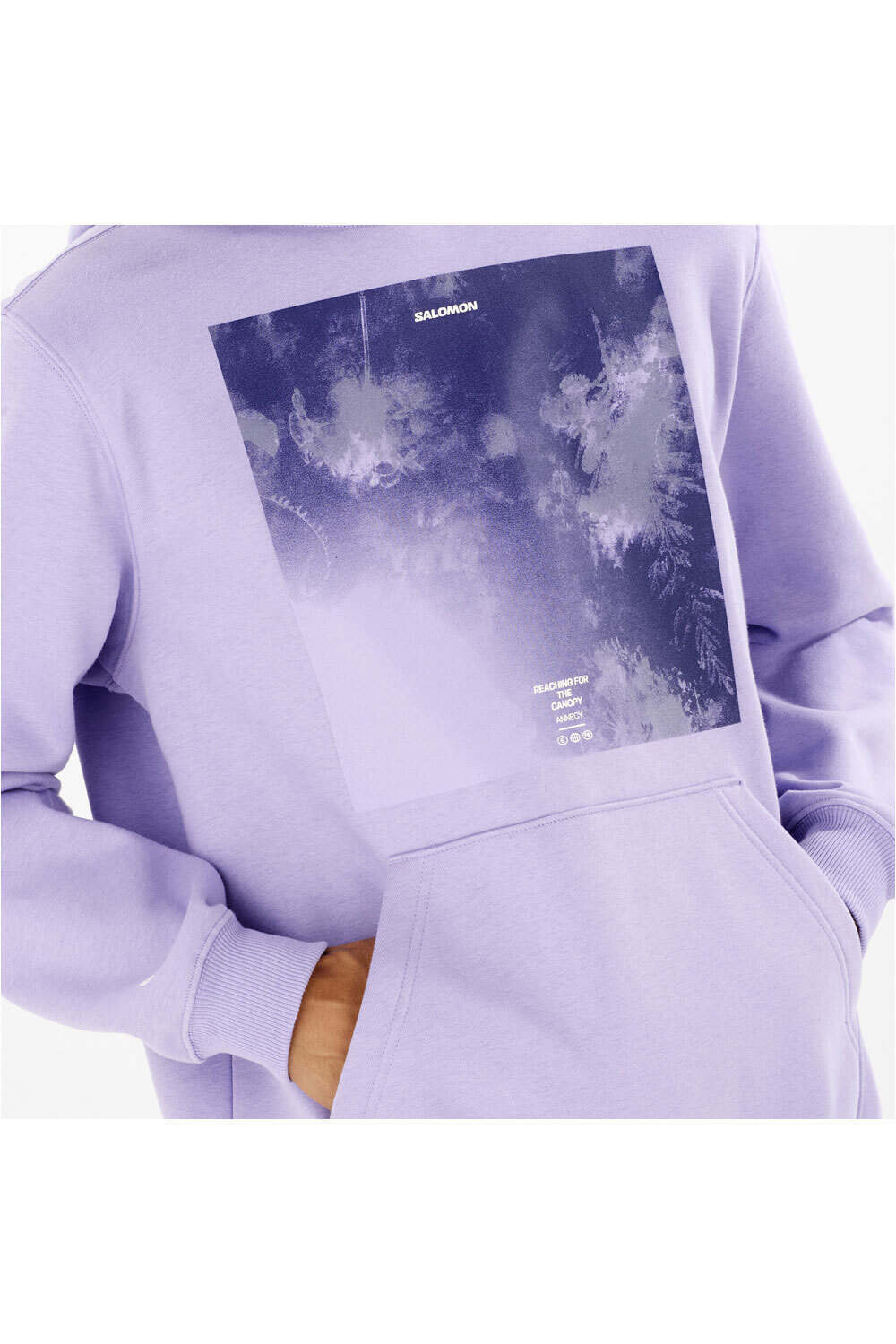 Salomon Sudaderas Montaña Hombre CANOPY HOODIE M vista detalle