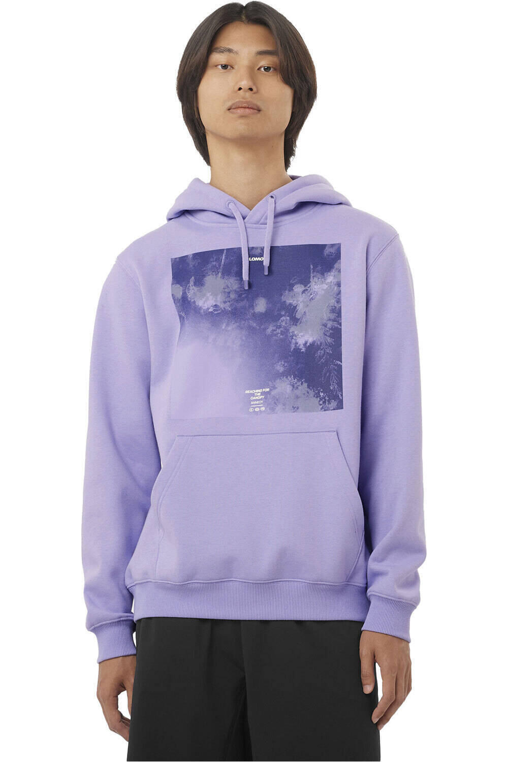 Salomon Sudaderas Montaña Hombre CANOPY HOODIE M vista frontal