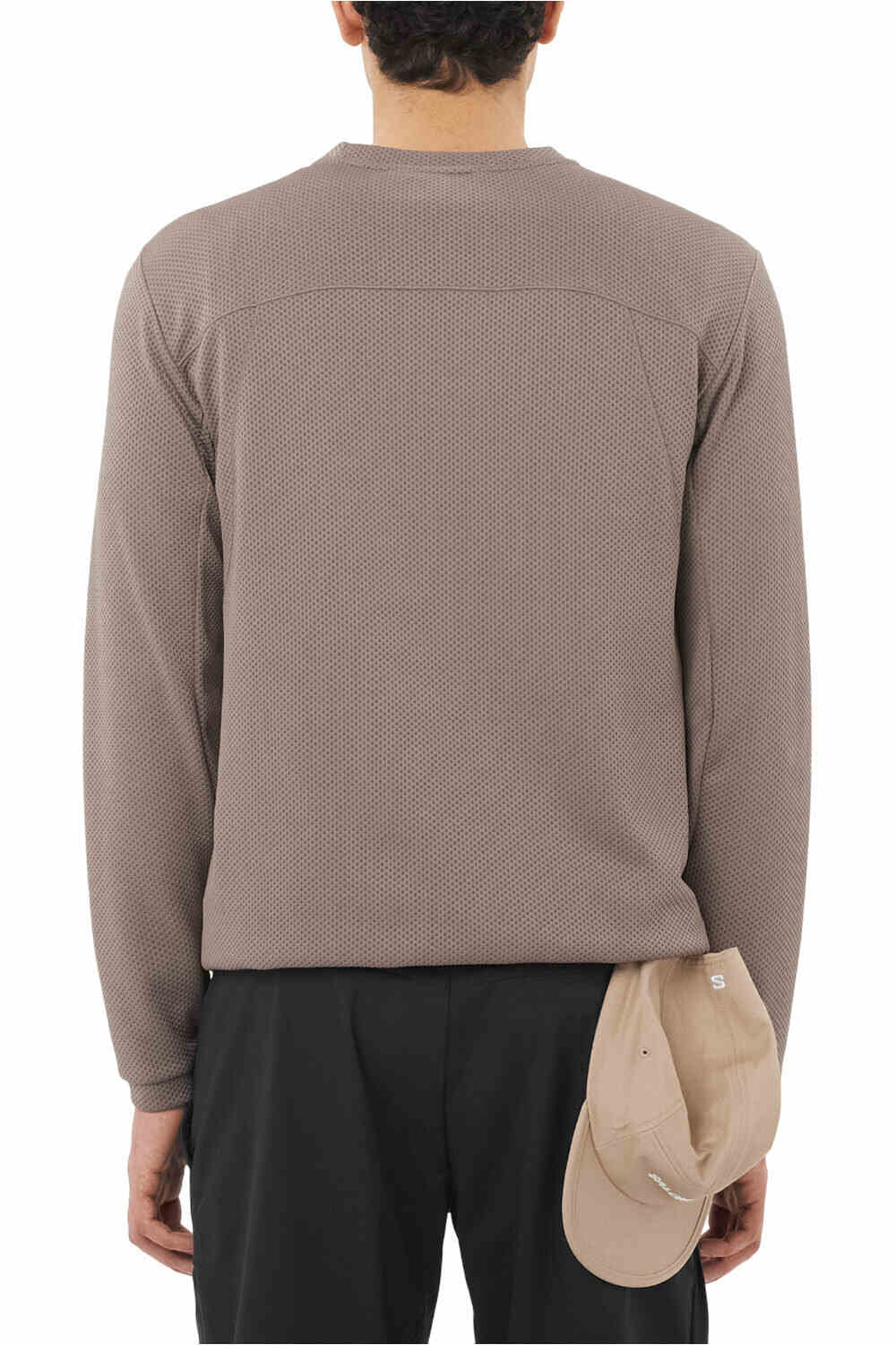 Salomon Sudaderas Montaña Hombre MOTOMESH CREWNECK M vista trasera