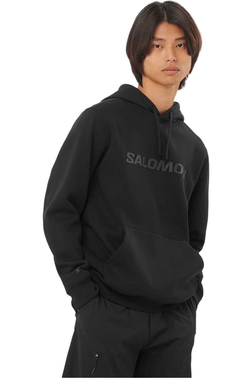 Salomon Sudaderas Montaña Hombre SALOMON BIG LOGO HOODIE M vista frontal