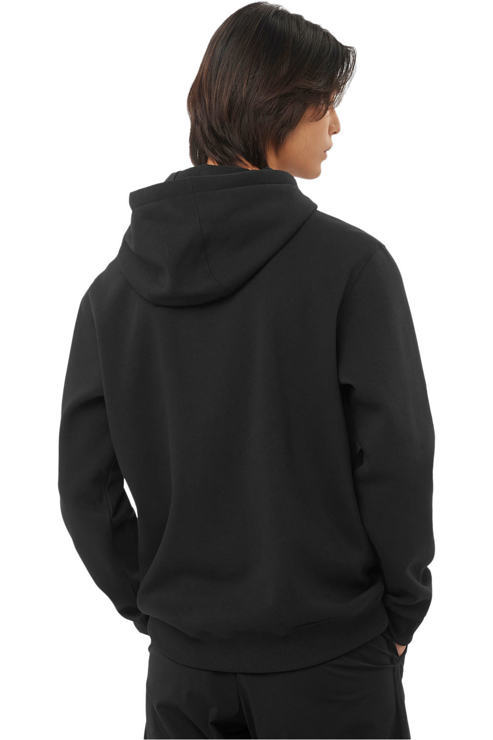 Salomon Sudaderas Montaña Hombre SALOMON BIG LOGO HOODIE M vista trasera