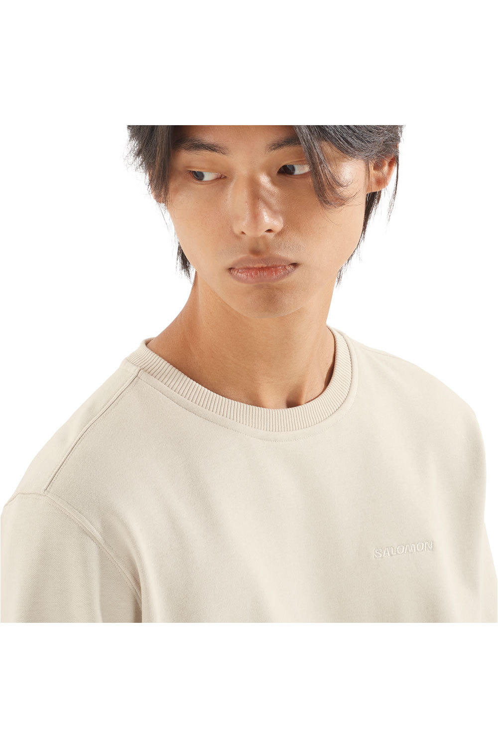 Salomon Sudaderas Montaña Hombre SALOMON LOGO CREWNECK M vista detalle
