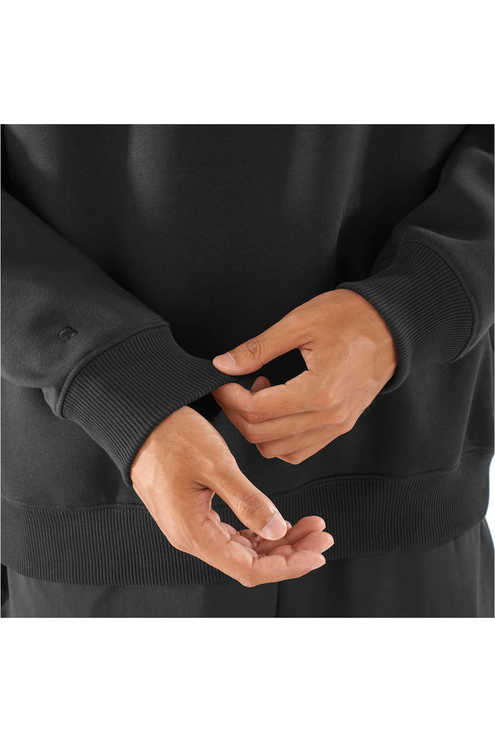 Salomon Sudaderas Montaña Hombre SALOMON LOGO CREWNECK M vista detalle