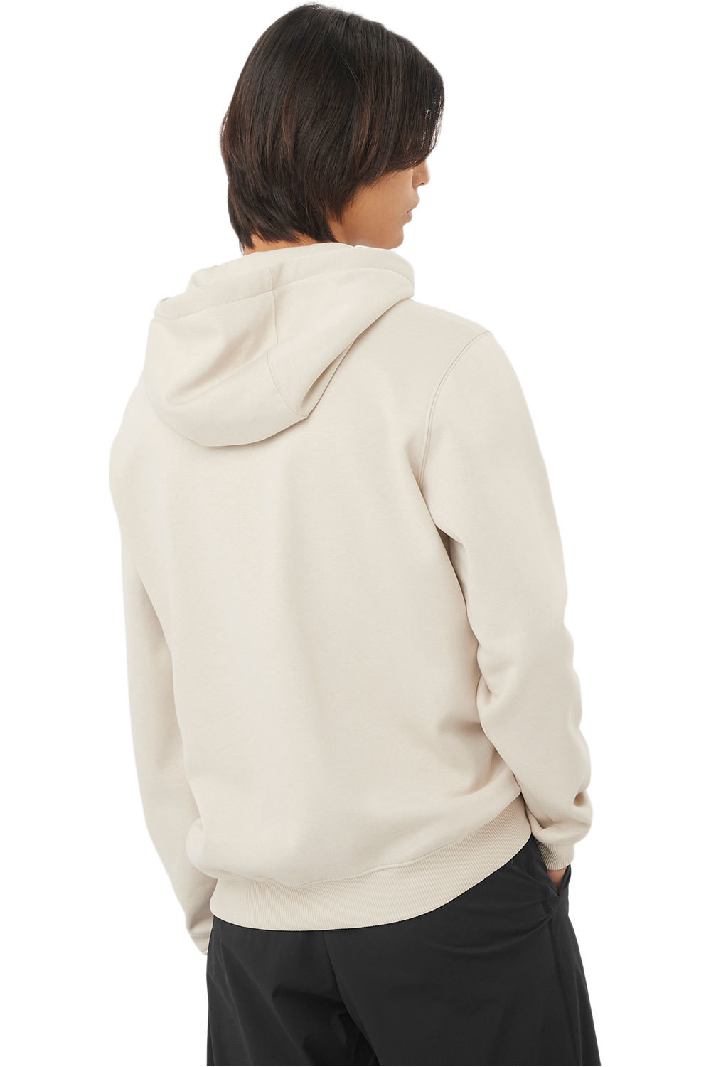 Salomon Sudaderas Montaña Hombre SALOMON LOGO FZ HOODIE M vista trasera