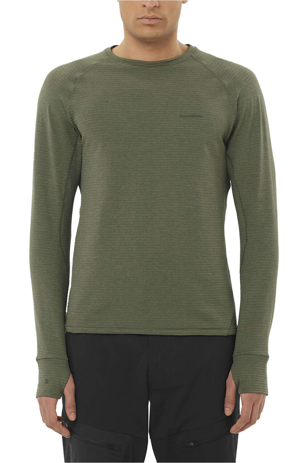 Salomon Sudaderas Montaña Hombre SNTIAL LIGHTWARM CN M vista frontal