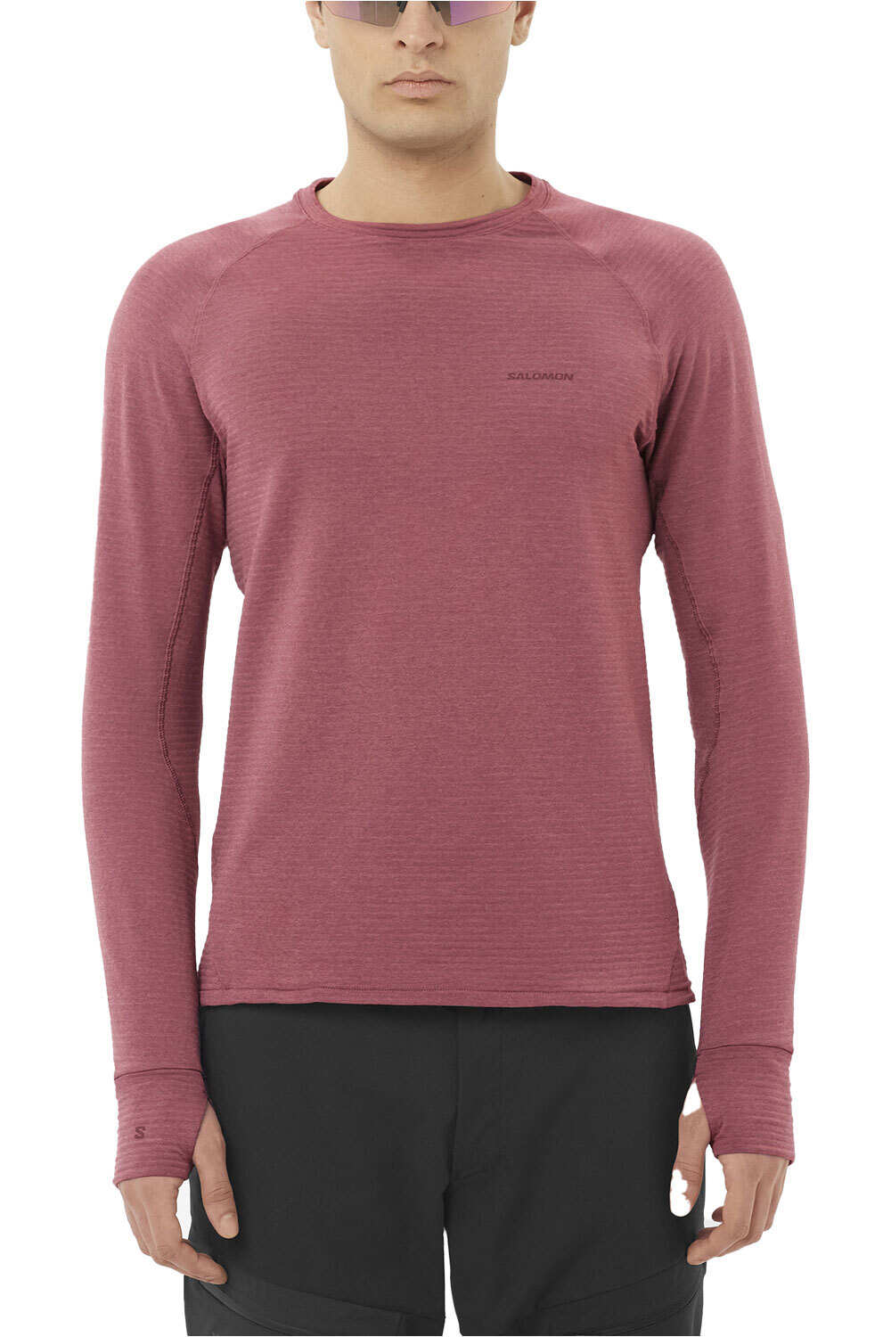 Salomon Sudaderas Montaña Hombre SNTIAL LIGHTWARM CN M vista frontal