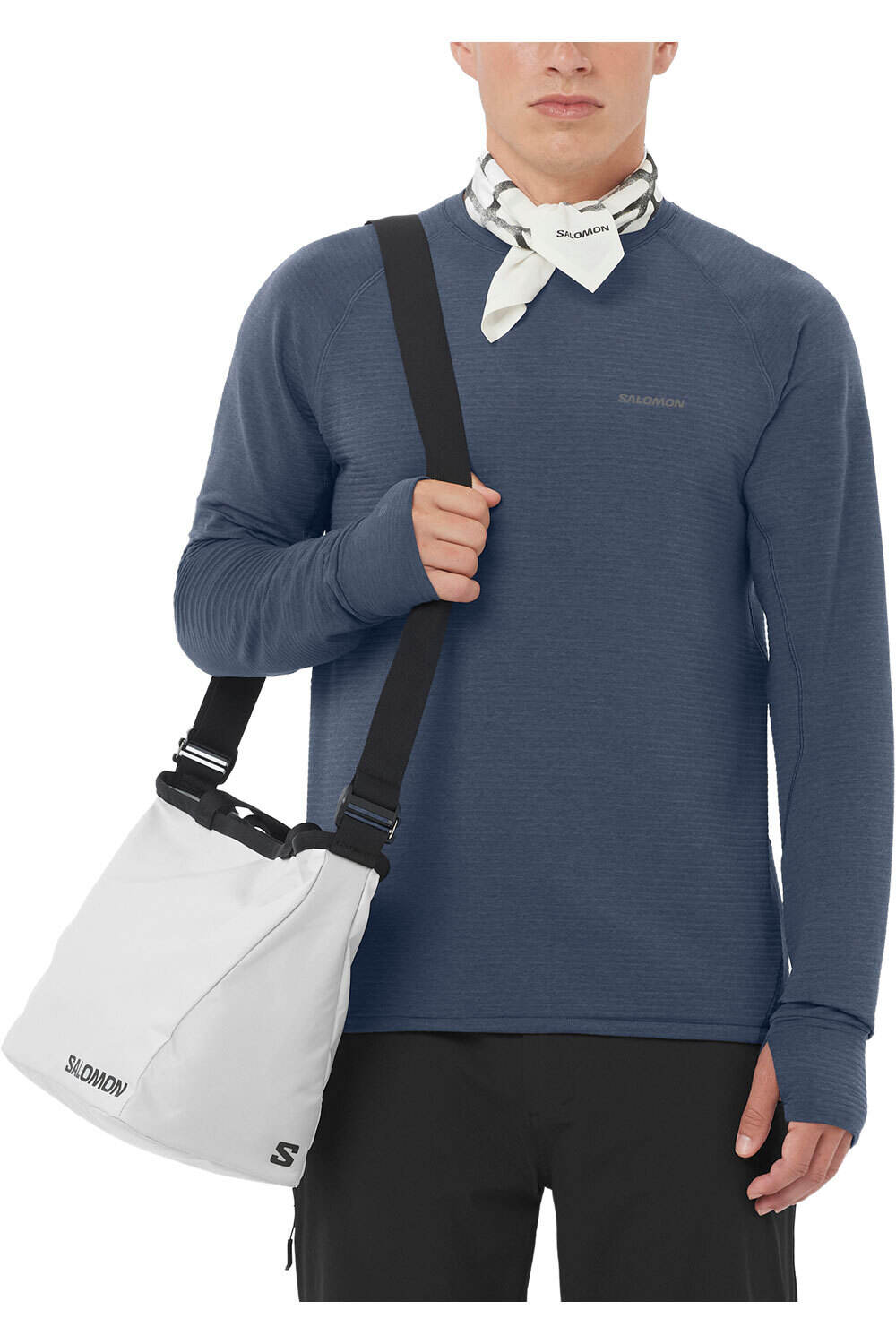 Salomon Sudaderas Montaña Hombre SNTIAL LIGHTWARM CN M vista frontal